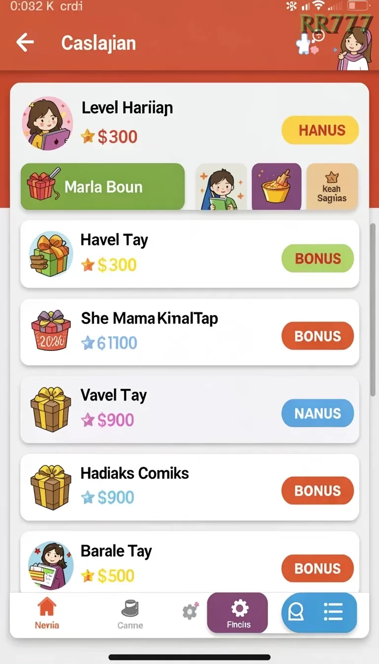Cuplikan layar LATOTO — aktivitas